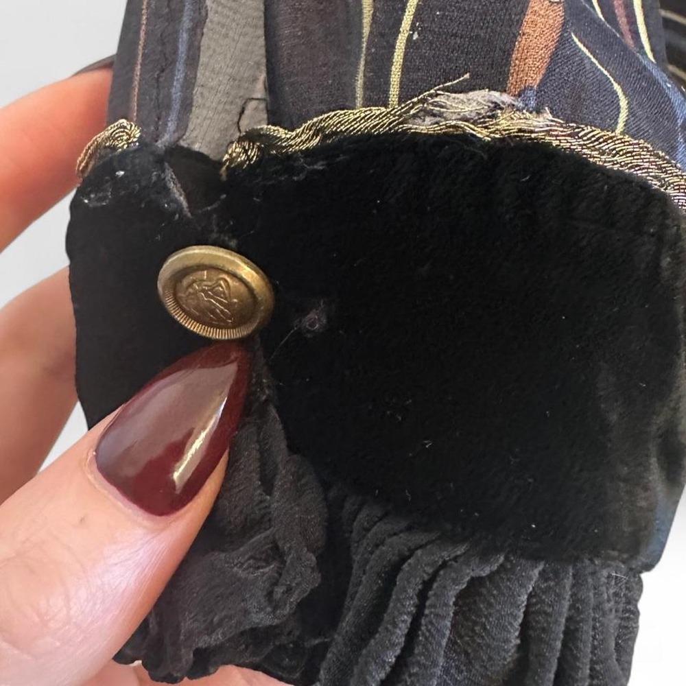 Gucci Silk & Velvet Button Up - Picture 5 of 8